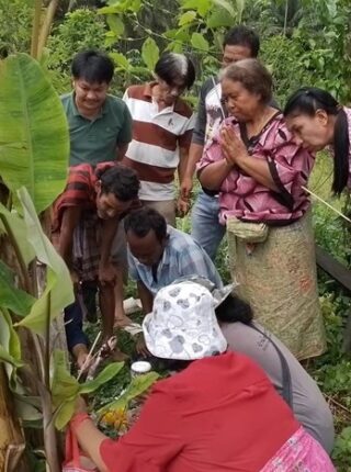 กล้วยด่างให้หวย โชคลาภ